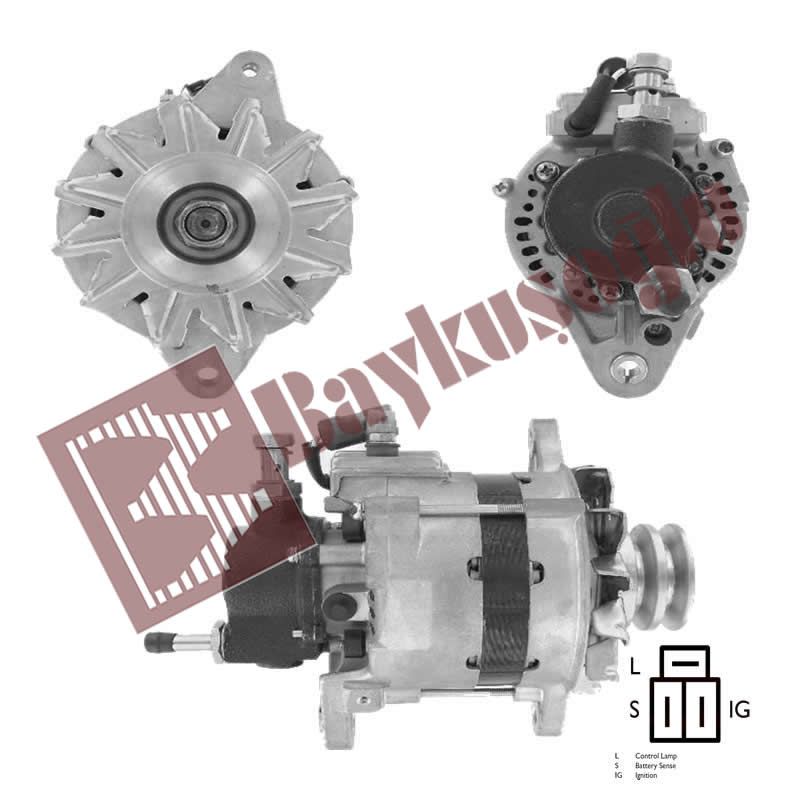 ALTERNATOR 12V 60 AMP TOYOTA HILUX E.M. VAKUMLU