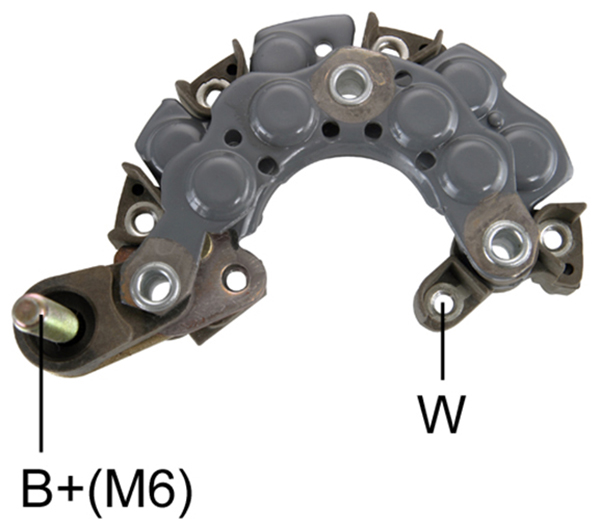 ALTERNATOR DIOT TABLASI TOYOTA FORKLIFT / KUBATO / YANMAR / KOMATSU FORKLIFT / DAIHATSU 83MM