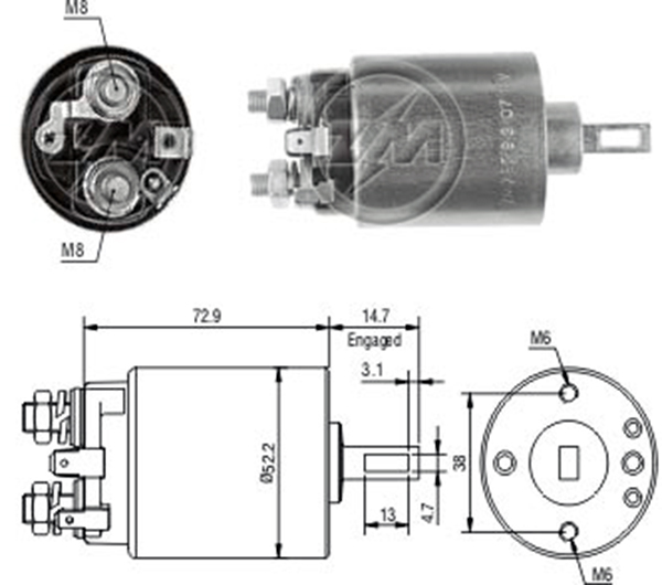 MARS OTOMATIGI 12V VOLVO 240 - 740 - PENTA MARIN