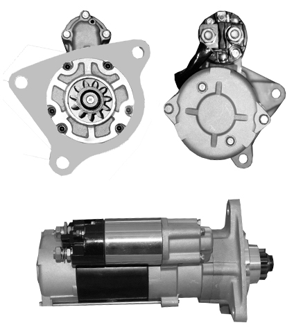 MARS MOTORU 24V 7,5 KW 11 DIS JOHN DEERE / HITACHI ZX 870 / KOMATSU EXCAVATOR / ISUZU 6WA1-6W61 (M9T80971)