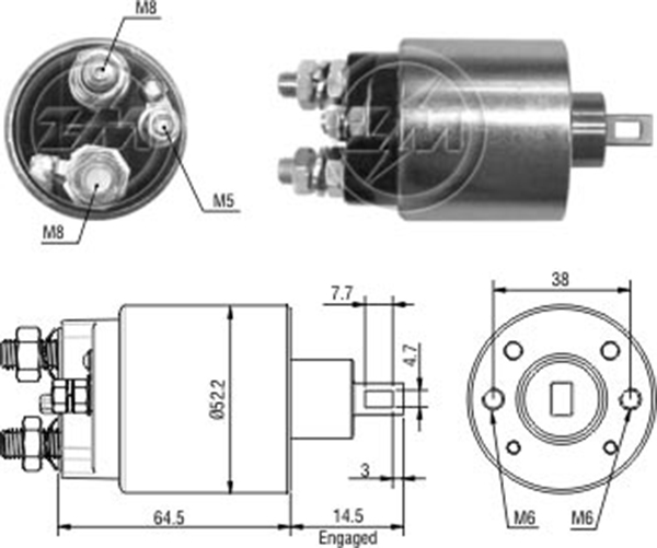 MARS OTOMATIGI 12V CITROEN BX - BERLINGO - C15 - C25 - C5 / PEUGEOT 205 - 306 - 405 - BOXER - PARTNER