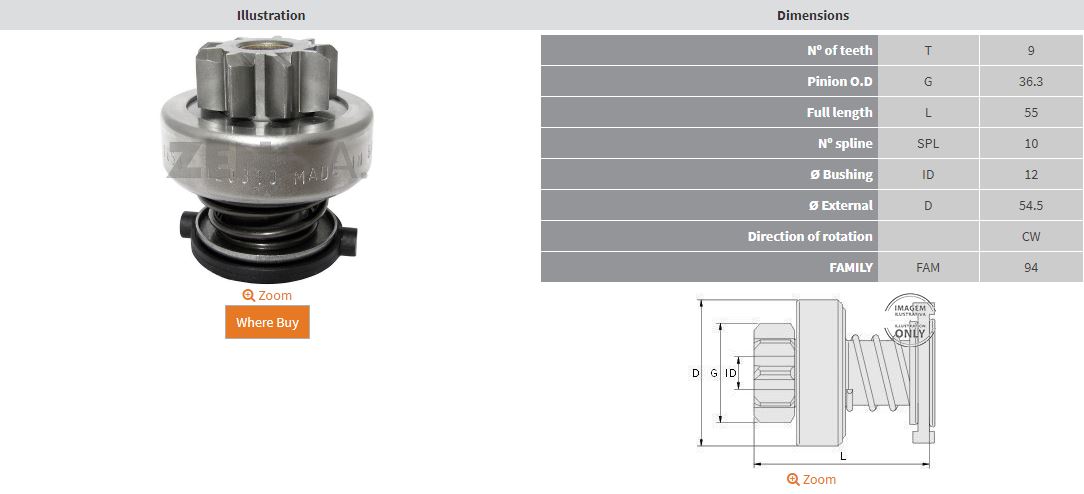 MARS DISLISI 9 DIS FIAT DUCATO 2.3 - 2.8 JTD / CITROEN JUMPER / PEUGEOT BOXER 2.8 HDI