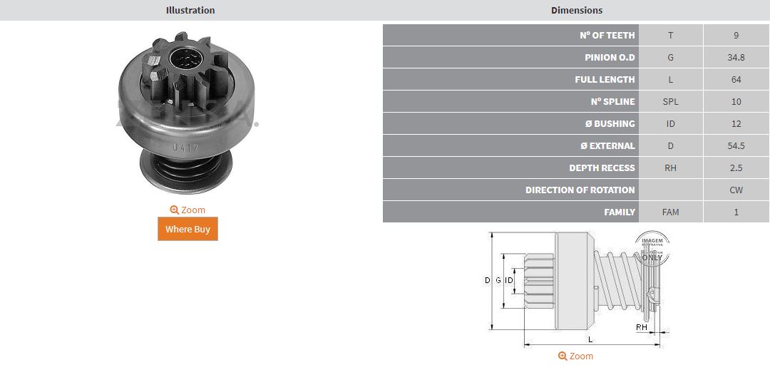 MARS DISLISI 9 DIS PANCAR MOTOR / MAGIRUS / BOMAG / KHD