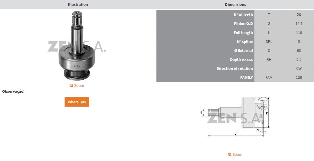 MARS DISLISI XX DIS MITSUBISHI CANTER / FORD PICK UP 7.3 - VAN 7.3 D TURBO